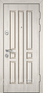 Филёнчатая дверь в стиле хай-тек и профильной конструкцией №13 внешняя - фото