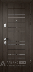 Межкомнатная дверь для квартиры с Венге цветом внутренней и наружной стороны №13 внешняя - фото