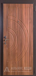 Железная дверь с фрезеровкой и звукоизоляцией №59 внешняя - фото