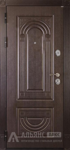 Морозостойкая дверь из металлоконструкций с МДФ-ПВХ №51 внутренняя - фото