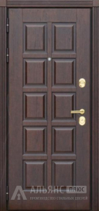 Усиленная дверь с МДФ-панелью под шоколадную плитку №24 внутренняя - фото