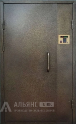 Дверь металлическая в тамбур с порошковым окрасом №6 внешняя - фото