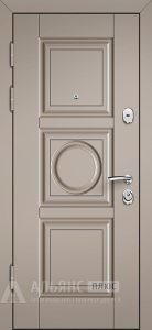 Глухая дверь с усиленной звукозащитой и цветом внешней отделки слоновая кость №10 внутренняя - фото