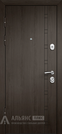 Фото 2 «Входная дверь в квартиру Венге с ригельным замком №15»