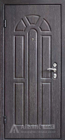 Фото 2 «Стильная дверь с отделкой "плитка" с массивом дерева индивидуальное изготовление №39»